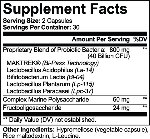 Sunny Gut Daily Probiotic Plus 40B + Prebiotic